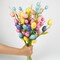 Easter Decorations, 6 Pcs Easter Picks with Colorful Eggs and Berries, Easter Eggs Blossom Branches for Easter Decor, Artificial Flower Arrangement, Easter Table Centerpieces